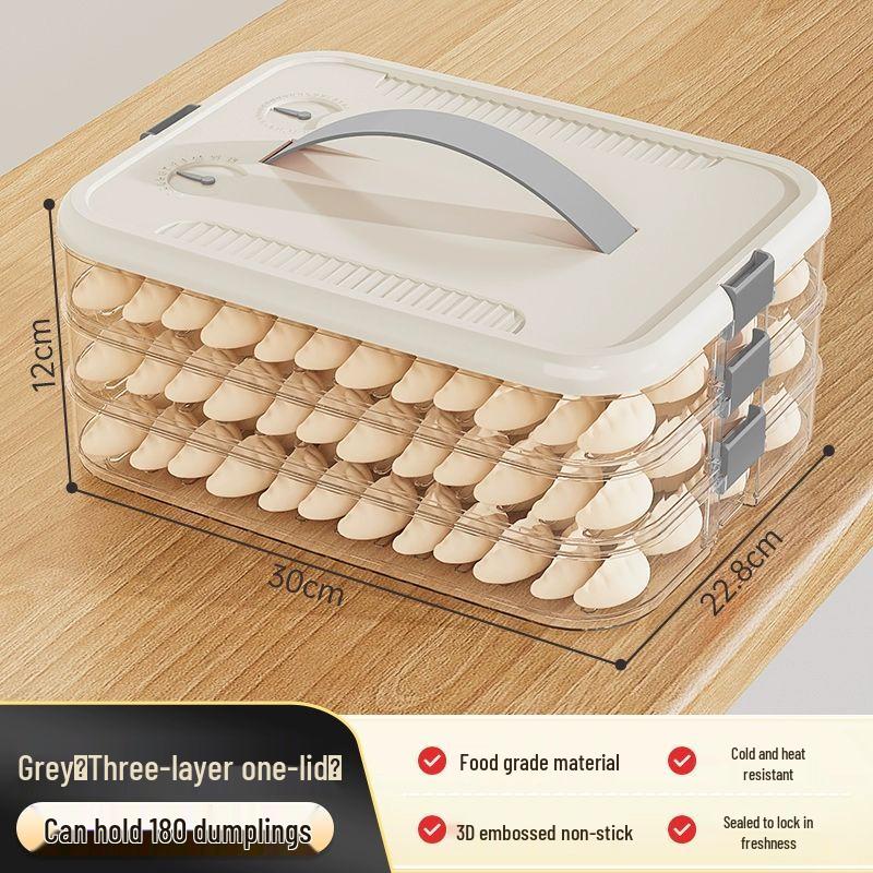 Food Grade Sealed Dumpling & Wonton Storage Box