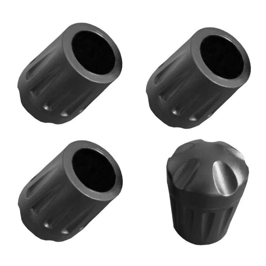 4pcs Table Feet Protectors with 4x Camping Tables Connectors Table Leg Cap Covers for Outdoor Activities Picnic BBQ