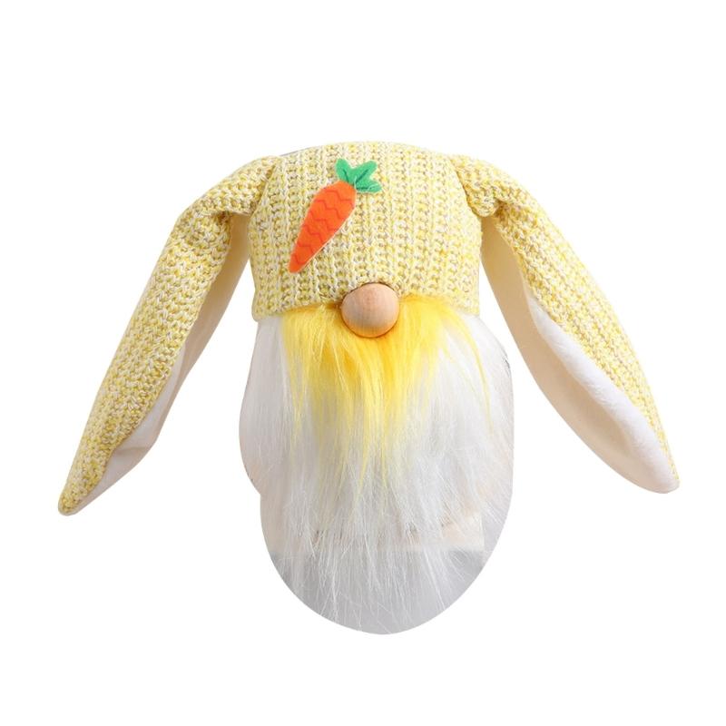 Easter Gnome Rabbit Doll Reusable Spring Ornaments for Festive Decor Faceless Doll Kids Gift