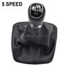 Car Manual Gear Stick Shift Knob Gearbox Shift Knob Boot For Skoda Octavia A5 A6 2004 - 2012 Gearbox Handle Gear Lever Knob