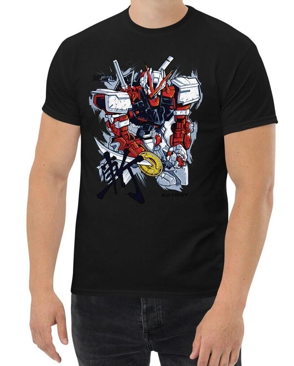 New Gundam Astray Anime Men s T Shirt S-3XL Assorted Colors 4XL