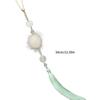 Vintage Chinese Hanfu Pendant Traditional Tassels Waist Pendant Imitation Jade Fashionable Jewelry for Celebrations