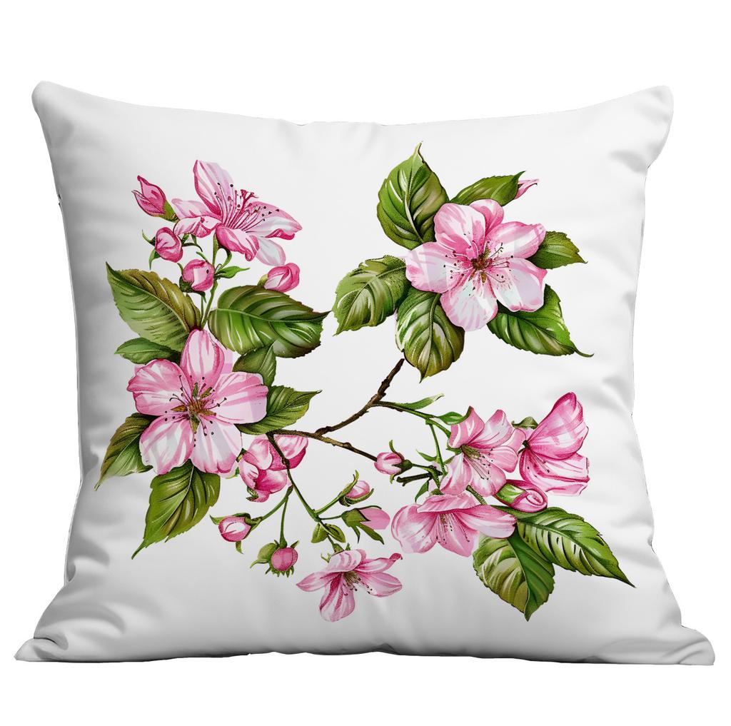New Retro Pink Spring Farmhouse Pillowcase Home Living Room Sofa Cushion Pillowcase