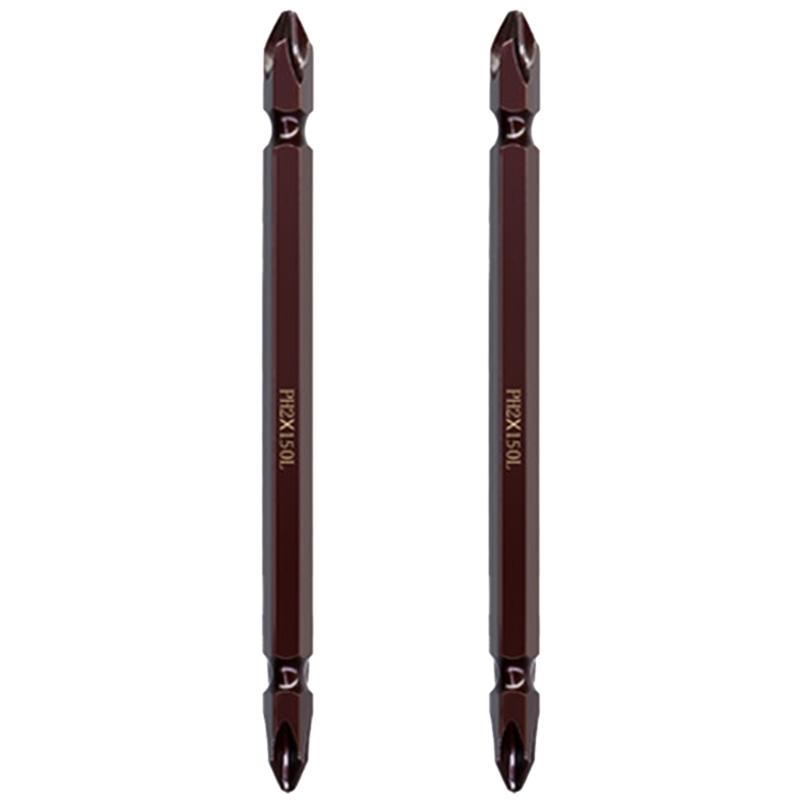 PH2 Electric Screwdriver Bit Double Head Hexes Shanks Screwdriver Bit Alloy Steel 65mm-300mm Magnetic Nut Driver Hand Tool