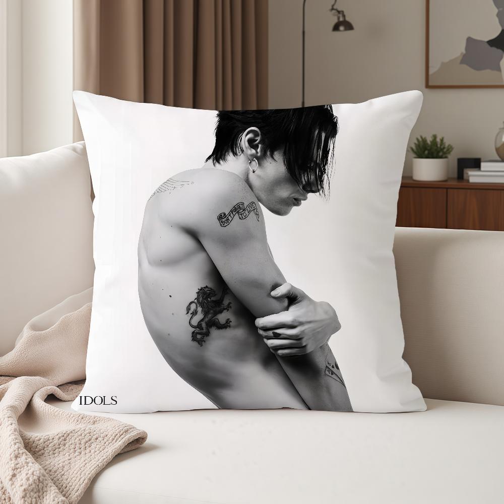 YYungblud Hot Singer Pillow Case Suitable For Bedrooms Living Rooms Cars Home Decoration