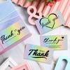 Simple Laser-Engraved Thank You Cards - 30 Pack