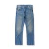 Slim Jeans for Men Wash Retro Mid-waist Versatile High Straight Trousers