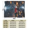 99 Nights In the Forest The Deer Games Blanket Survival Horror Flannel Breathable Throw Blanket for Bedding Lounge Winter