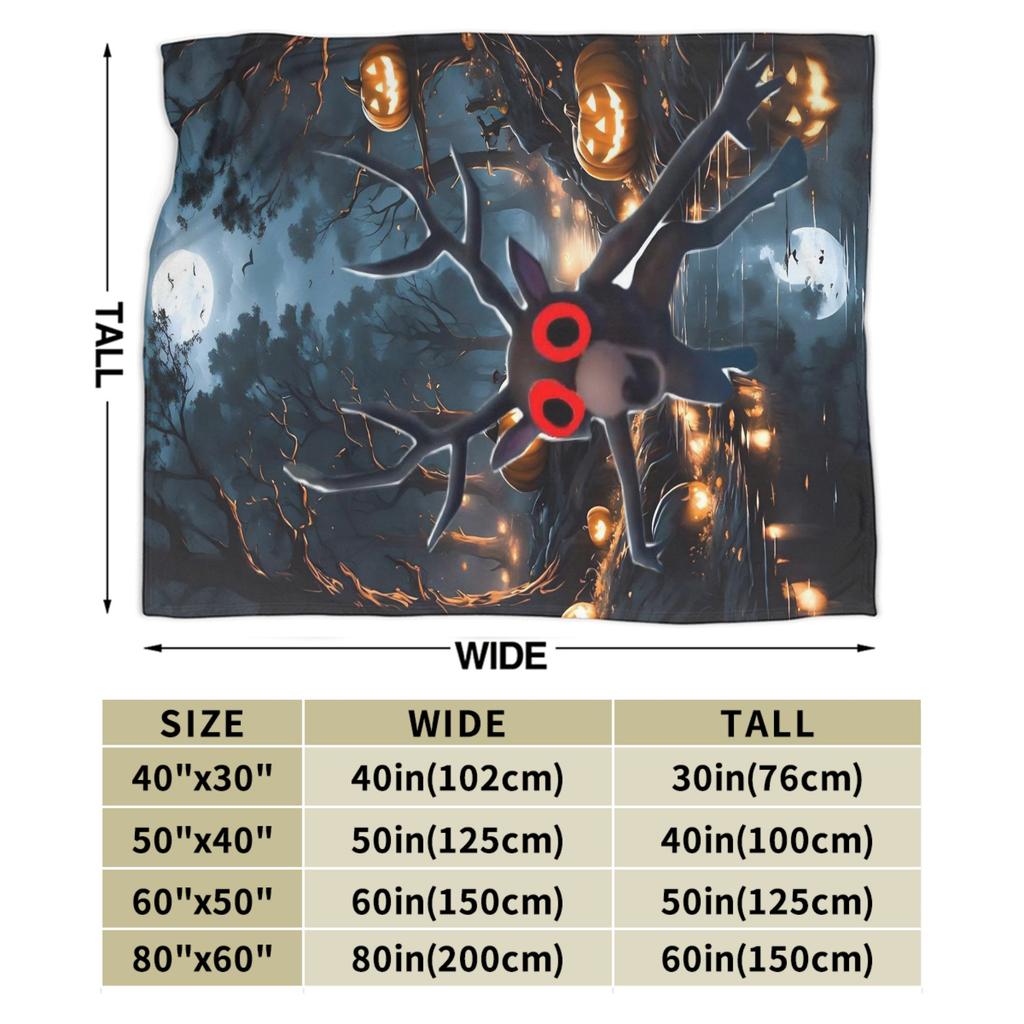 99 Nights In the Forest The Deer Games Blanket Survival Horror Flannel Breathable Throw Blanket for Bedding Lounge Winter