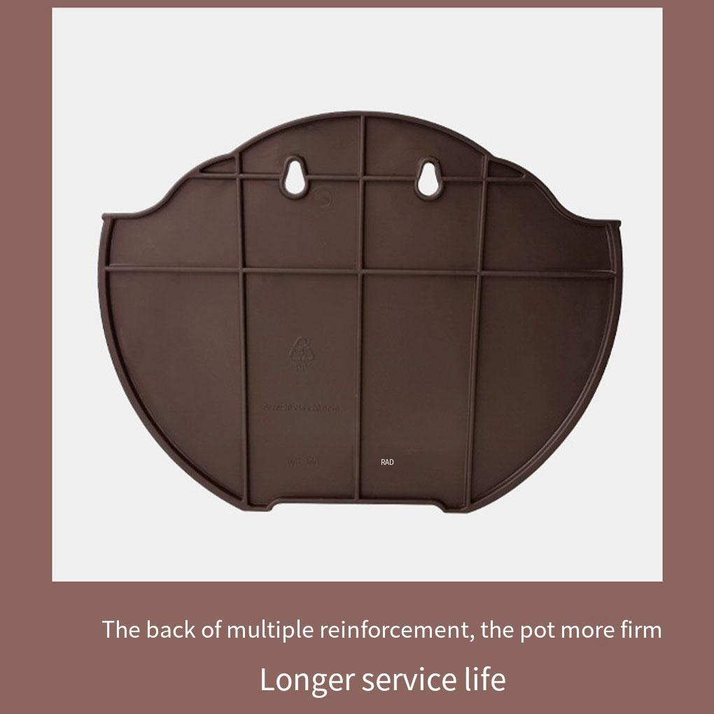 Flower Pot Wall Mounted Hanging Basket Planter Bucket Garden Vase Indoor Exquisite Outdoors Plastic for Ornaments