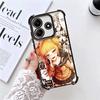 MHA My Hero Himiko Toga Soft Phone Case For Xiaomi Redmi Note 14 15 Pro Plus 13 12 11S 11T 5G 10 9S 9 Plating Anti-Fall Fundas