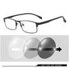 Metal Alloyalloy Photochromic Myopia Eyeglasses Women Men Prescription Spectacles Eyewear +0.5 +0.75 +1 +1.25 +1.5 +2 +2.5 +3.0+