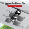 Compatible with Lifan 820EV: Bi-directional Car Glasses Holder Sun Visor Clip for Maple Leaf 80V, X50, X60