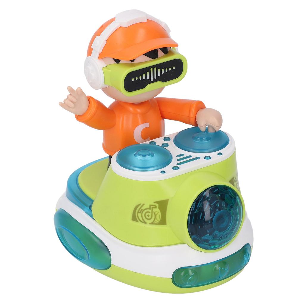 DJ Bouncing   Rock Boy Dancing Toy with Music Flashing Light   Wheel Automatic Movement Robot Toy Car for Toddlers