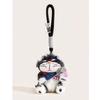Sporty Style Tennis Lucifer Cat Plush Keychain Bag Charm