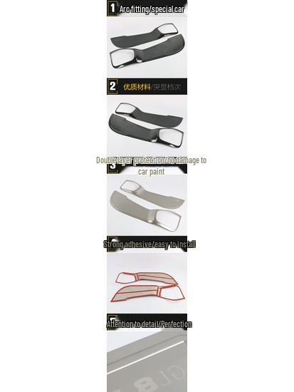 GL8 Car Door Anti-Kick Plates & Armrest Pad Stickers - Fits 18 Models