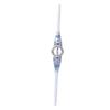 Double Bladed Light Up Sword Toy with Sound Effects Rotating Retractable LED Saber for Cosplay Roleplay Party Metallic Silver