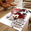 2pac Customized Name Area Rug Design for Hallway Study Room Decorate Room Bedrooms Anti-slip Rug Anime Office Decor Best for Christmas