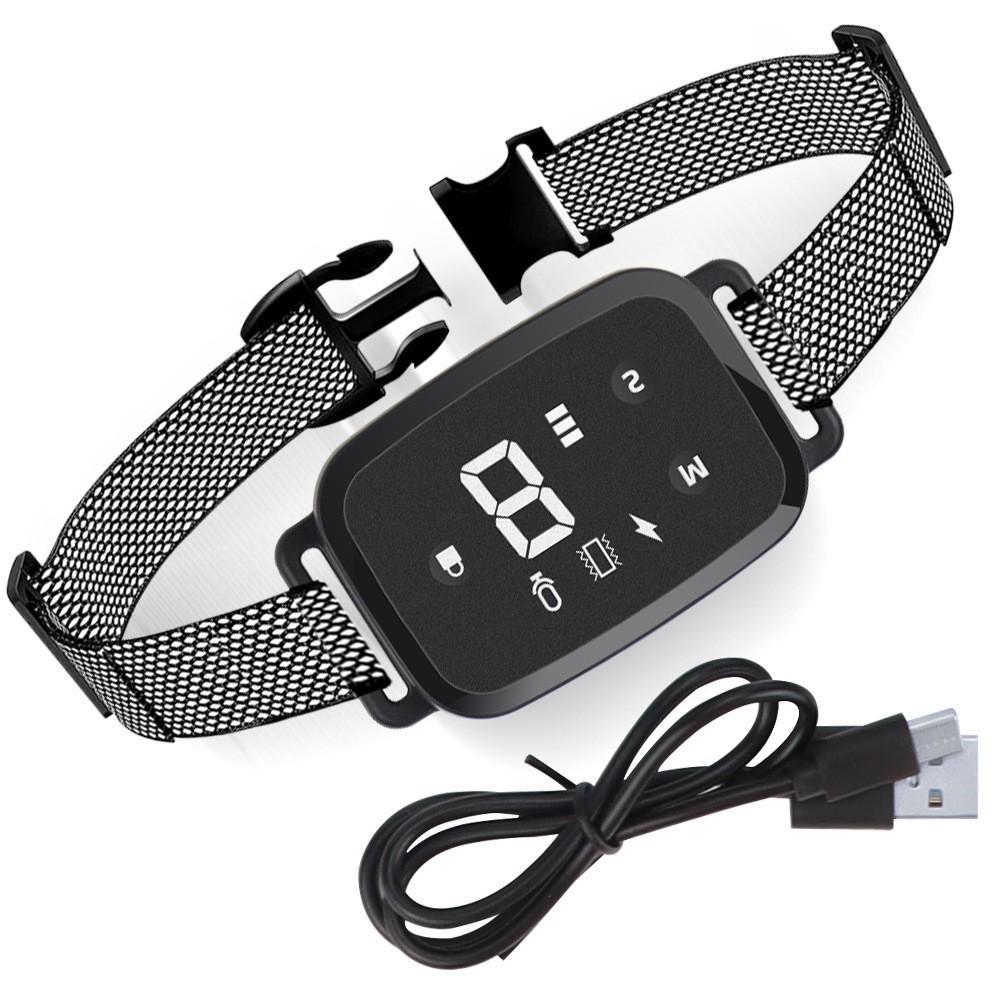 Dog Bark Collar for Dogs, Rechargeable Smart Bark Collar Anti Barking Training Collar with Adjustable Sensitivity Beep Vibration