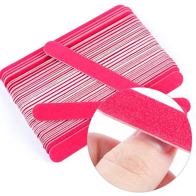 10Pcs Nail Files Double-Side 180/240 Wood Sandpaper Nail Sanding Grinding Manicure Pedicure Tool
