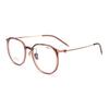 Women's Korean-Style Ultralight Full Rim Pure Titanium Eyeglass Frames for Small Face, Model 9104 - Extra Wide Myopia Glasses