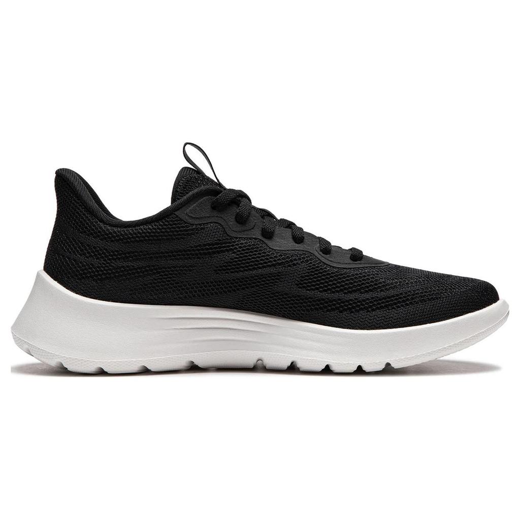 LiNing Lightweight Series Comfortable Simple Shock Absorbing Durable Low Top Running Shoes Women Sneaker Black ARSU022-2