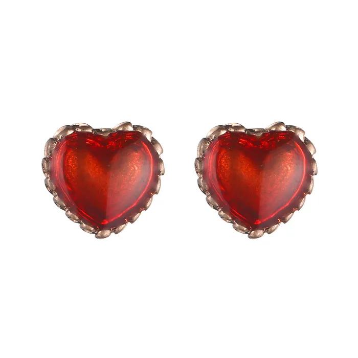 valentine heart earrings