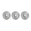 20PCS Miniature Ball Bearings Lightweight Iron Sealed Deep Groove Bearing Radial and Axial Load