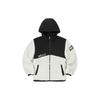 Faux Lambswool Spliced Hooded Comfortable Fce Jacket Men Jackets White LMT001752100624-A00698