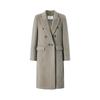 JUZUI ANNACO Women's Double-Breasted Suri Alpaca Wool Long Coat