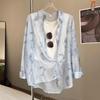 Women's Printed Sun Protection Jacket - Loose Summer Gauze Cardigan 2026