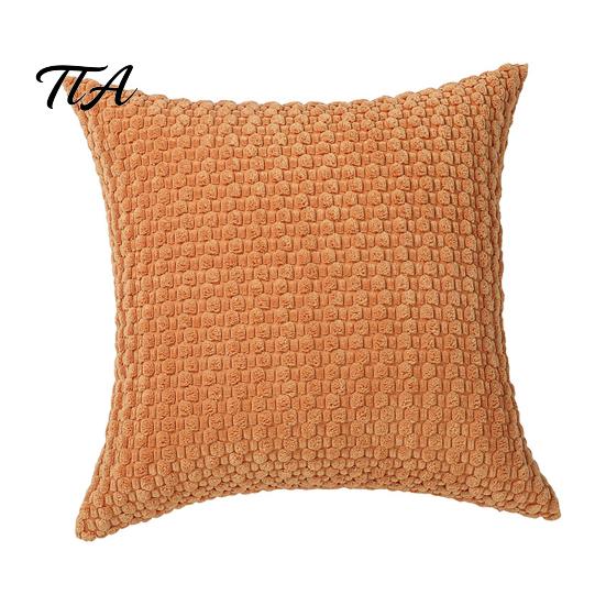 Three Dimensional Texture Pillowcase Corduroy Pillow Cover, Bubble Throw Solid Color Pillowcase, Decorative Sofa Cushion Cover Modern for Couch