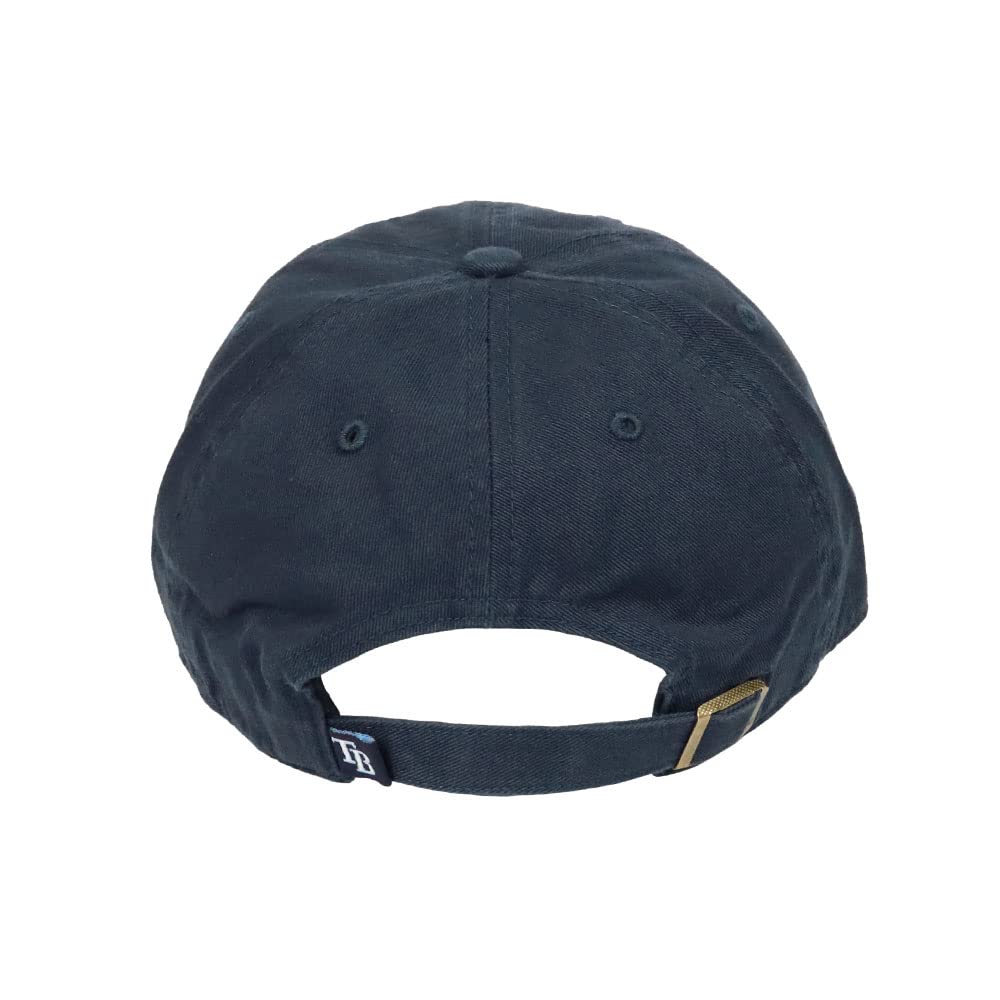 47 Cap Men's Women's Major League MLB Logo Hat Cleanup Brand Low Cap Unisex Tampa Bay Rays Navy Free Size B-RGW30GWS-HM