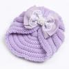 Winter new baby wool hat, children's pearl bow thermal pullover hat, baby hat