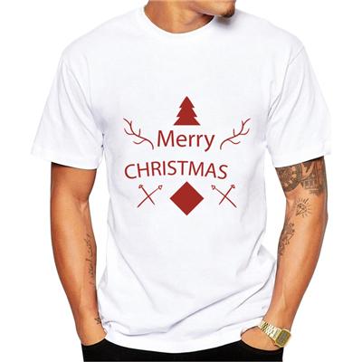 Merry Christmas T Shirts Men 2019 New Arrival Letters Printing Tshirt Chemise Homme Funny Gift for Mens Roupa Masculina Gt167