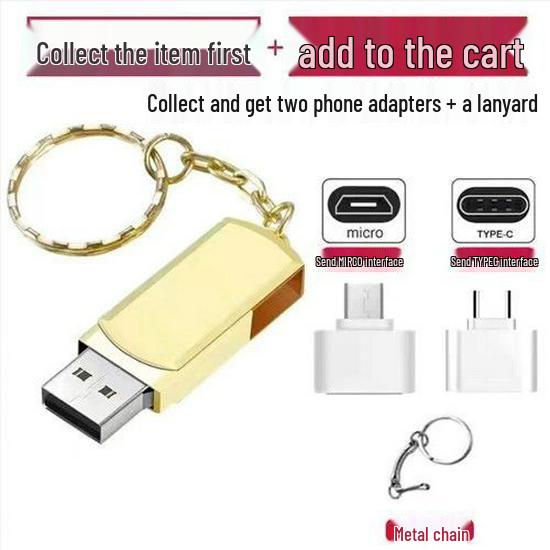 256GB Hochgeschwindigkeits-Dual-Use-USB-Stick für Mobilgeräte und PC - Ideal für Laptops und Bürocomputer