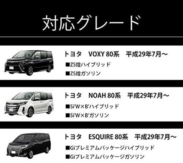 Yours Juego de luces LED interiores genuinas Esquire Serie 80 LED interior personalizado M Noah, Voxy, (Solo LED) - Luces, Piezas, Accesorios, Embellecimiento,