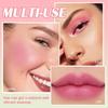 Boobeen Cheek Color Makeup Cheek Water Long Tinted Solid Moisturizer Stick for Soft Fine Bristle Cheek Blends Perfectly on Skin Multi-Purpose Stick,