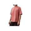 Minimalistisches Bequemes Vielseitiges Lässiges Logo Rundhals Kurzarm T-Shirt Herren Oberteile Hellpfirsich Mahagoni 40HM229-GDA