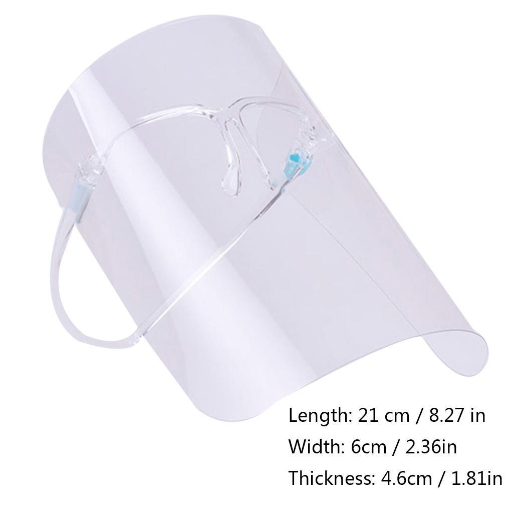 Full Screen Clear Visor Protection Safety Work Guard with Eyewear