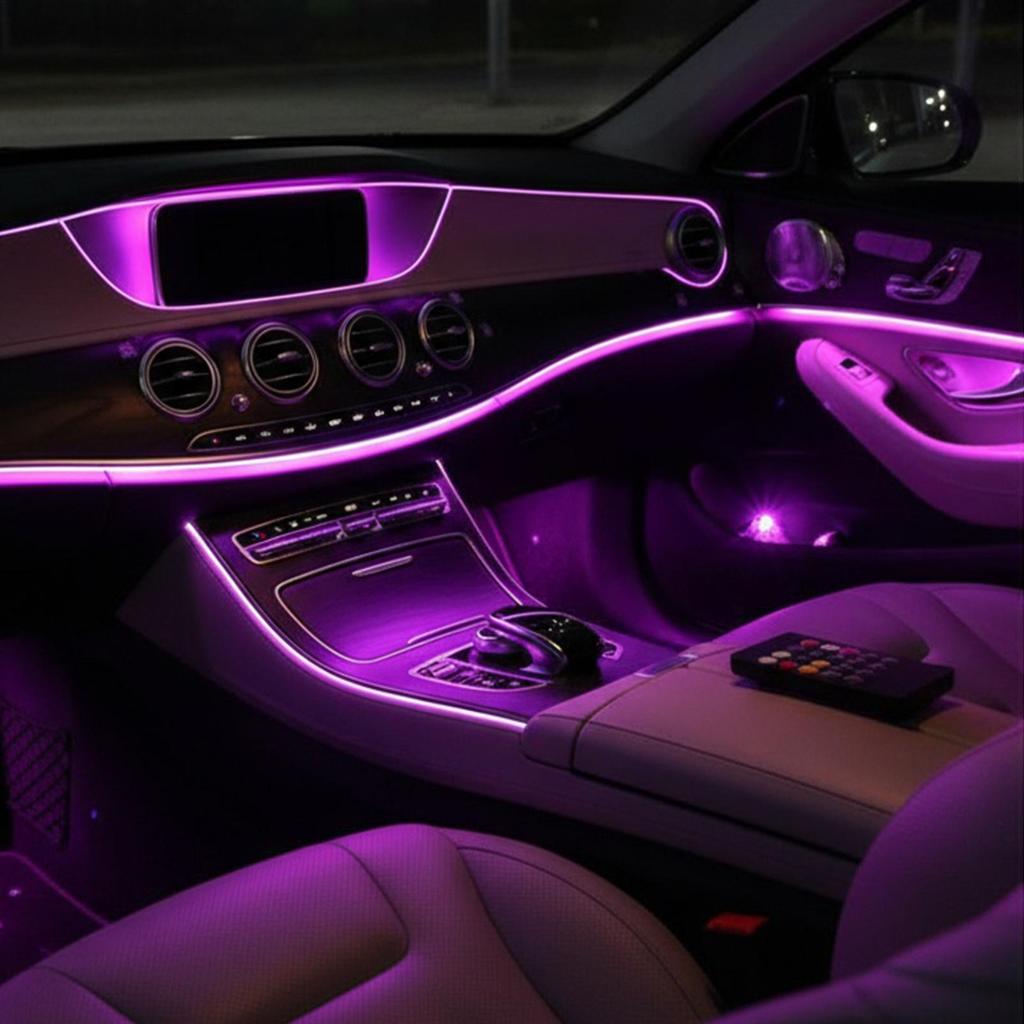 Car Led Strip Lights 26.25ft APP Control Ambient Lighting Smart LED Car Lights Interior For Men Women Truck Trailer Vehicles