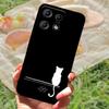 For Motorola Edge 50 Pro Case Fashion Marble Silicon Black Soft Bumper for Moto Edge 50 Pro Phone Cases Cartoon TPU Shells