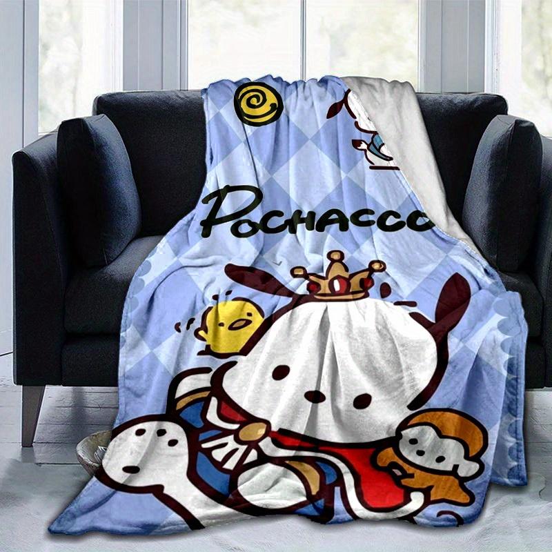 

1pc. Cute Pochacco Cartoon Print Blanket - Perfect for Home, Office, Outdoor Use, Gift Idea, Suitable for Al 100x150cm