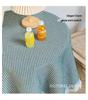 Boho Cotton Linen Tassel Tablecloth for Round Coffee & Dining Tables