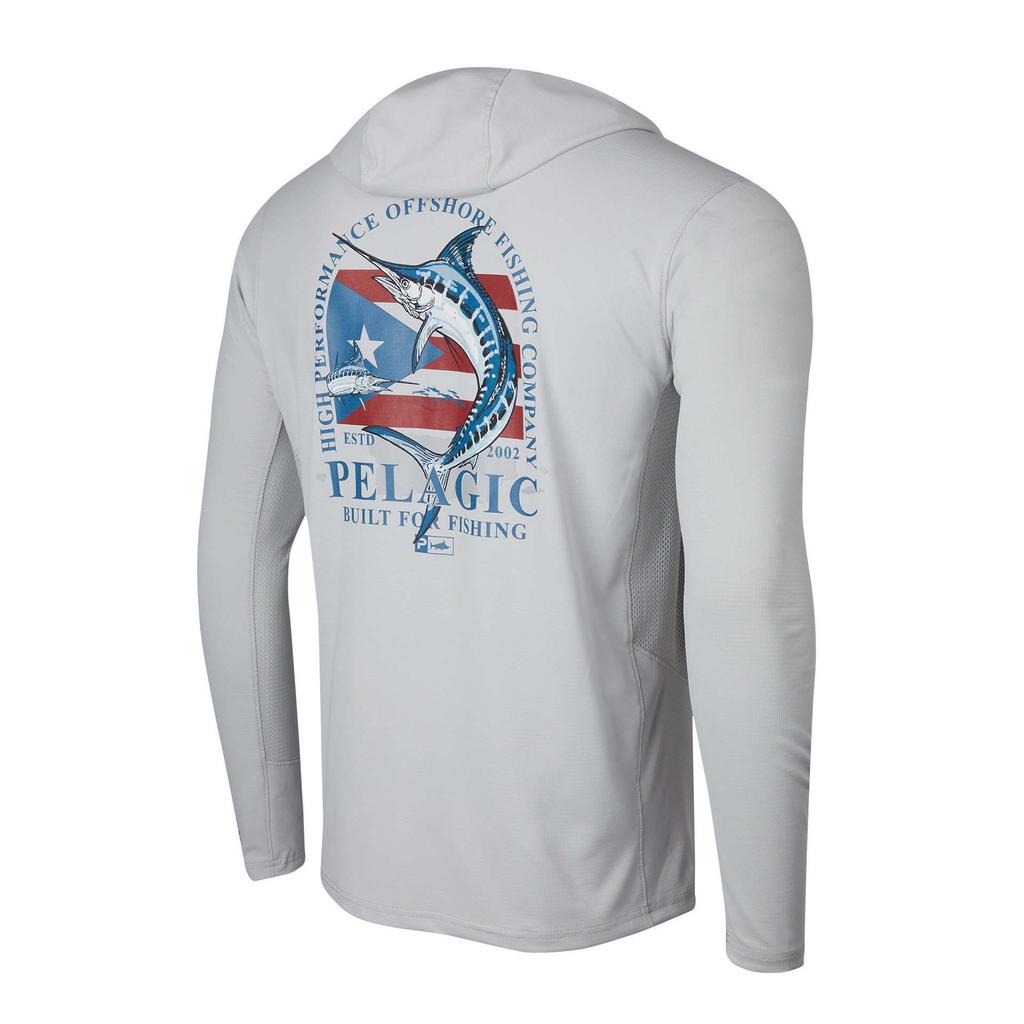 Pelagic Fishing Suit Men's and Women's Hooded Long Sleeve Shirt Outdoor Summer Sunscreen Clothing Breathable Quick Dry Fishing Suit
