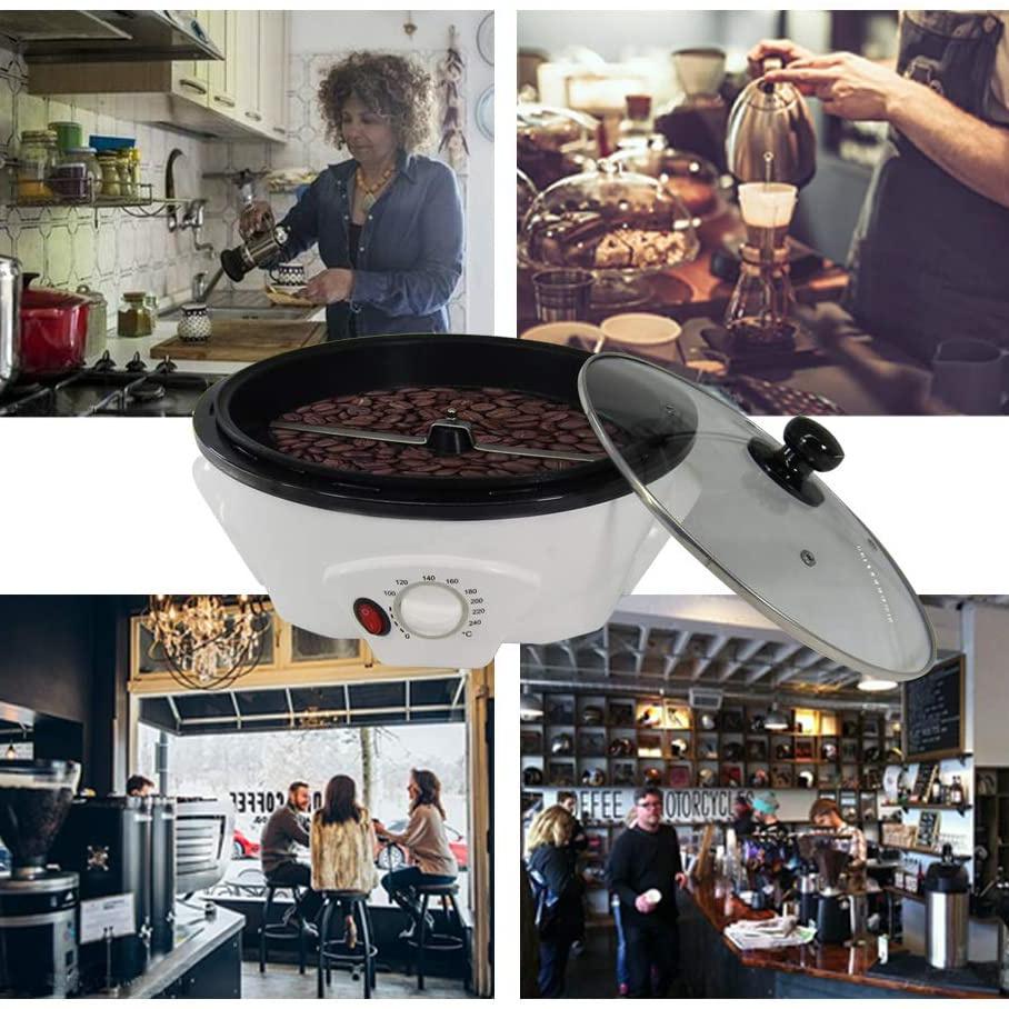 Multifunksjonell Husholdnings Kaffebrenner Maskin Høy Kapasitet Kafé Butikk Elektrisk Kaffebønnebrenner