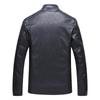 New Winter Men's Velvet Warm Leather Jacket PU Leather Jacket