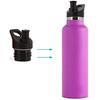 Katigan Sports Water Bottle Straw Lid, 12oz, 18oz, 21oz, 24oz Leakproof Straw Cap, Flip Cap, 4 Straws, 4 Cleaning Brushes