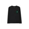 T Shirts Men's Black Crew Neck Moderate Straight Fit 3LSWB3033-50BKS