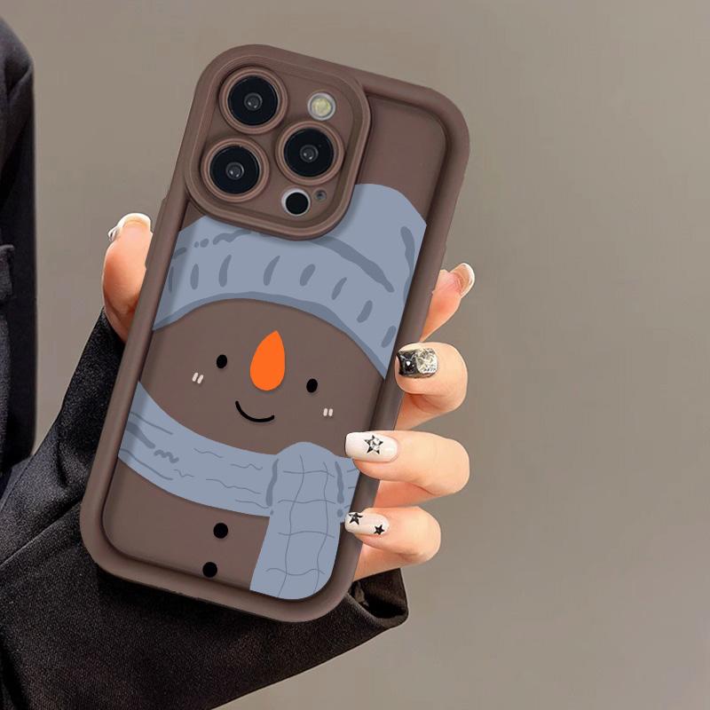 Christmas Phone Case for iPhone 11 13 12 14 15 16 Pro Max XR XS Samsung A15 A55 A05 Redmi 12 13C OPPO A16 A18 A60 Reno 11 Vivo Y17S Y12 Infinix Note